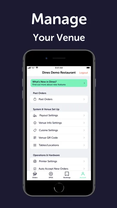 Dines - For Venues Ekran Görüntüleri