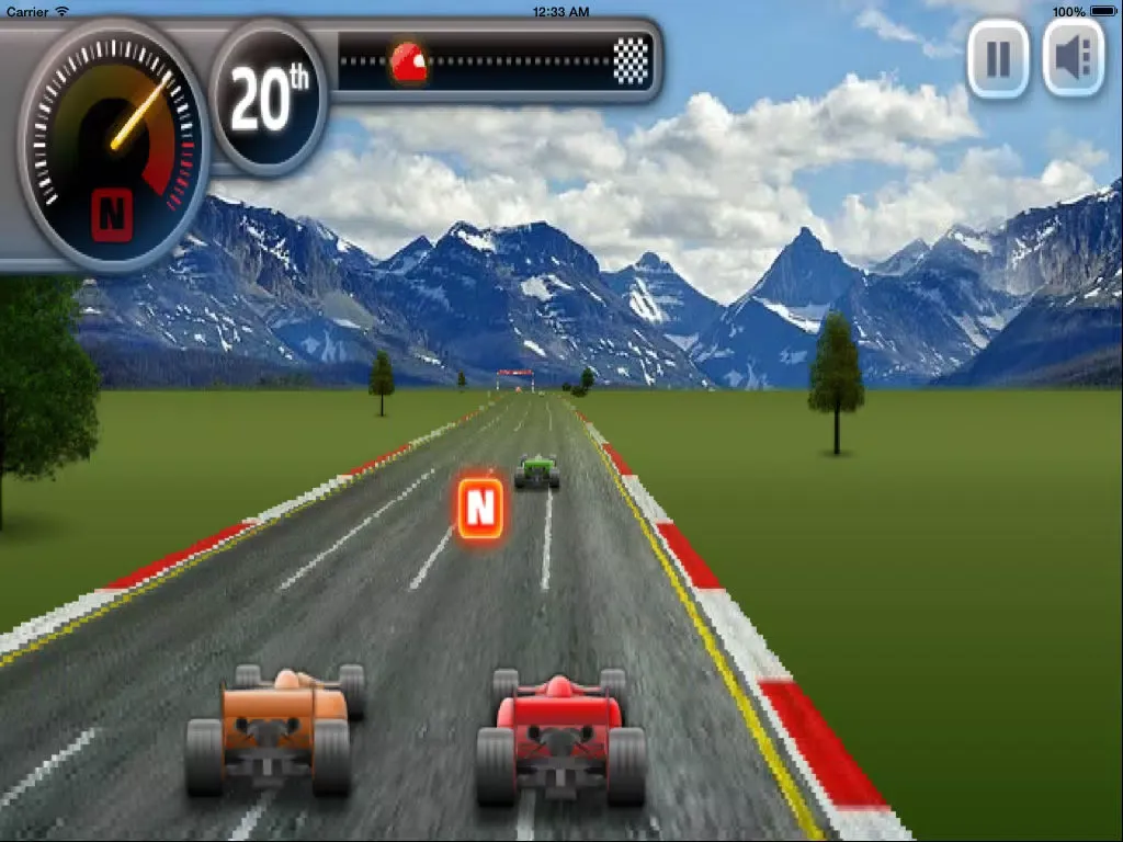 Extreme Nitro Car 3D iPad  স্ক্রিনশট
