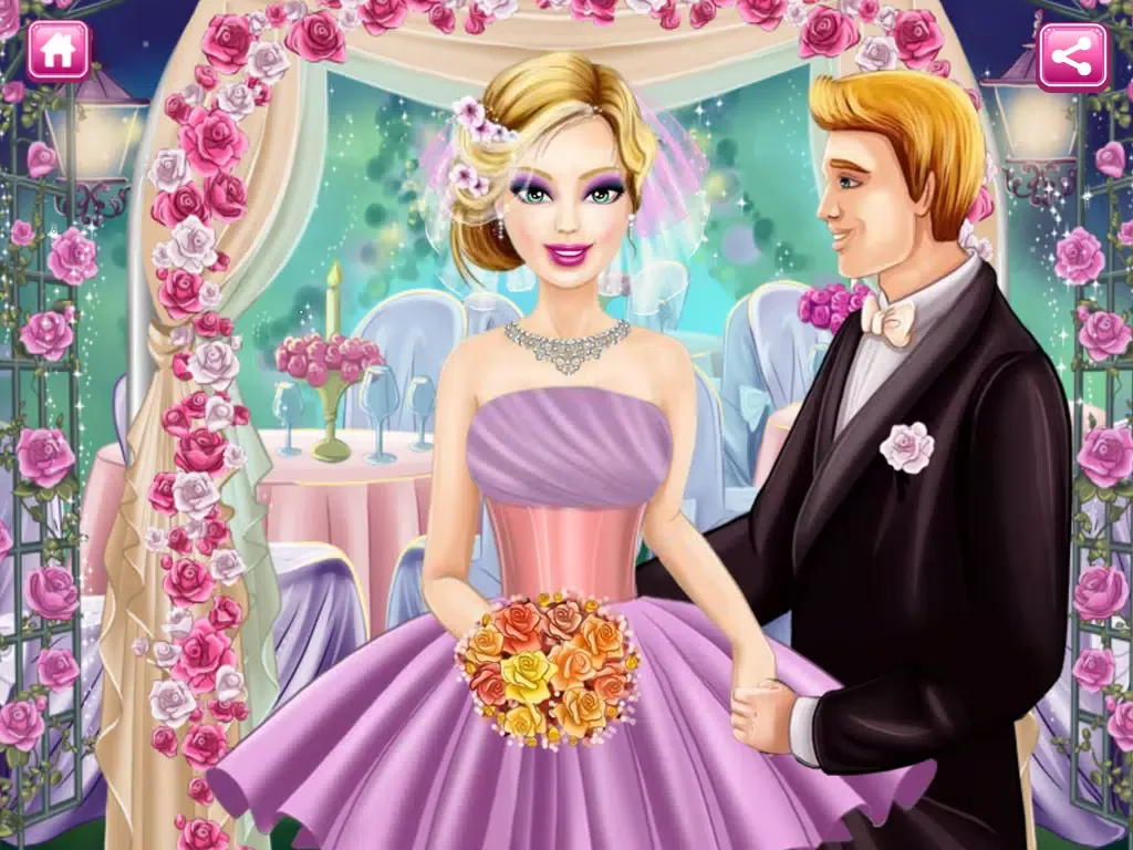 Celebrity Princess Real Bride & Makeover - Princess Dress Up & Beauty Salon iPad  स्क्रीनशॉट