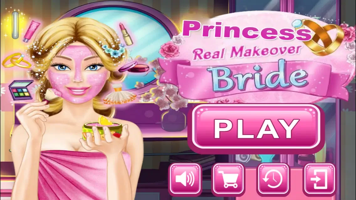 Celebrity Princess Real Bride & Makeover - Princess Dress Up & Beauty Salon स्क्रीनशॉट