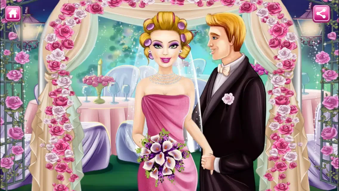 Celebrity Princess Real Bride & Makeover - Princess Dress Up & Beauty Salon स्क्रीनशॉट