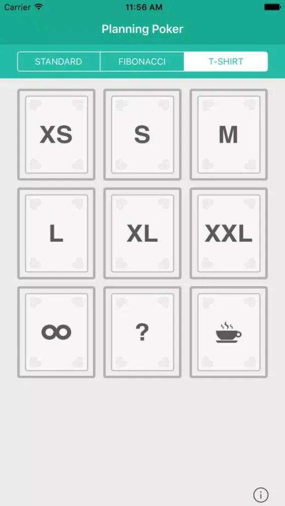 Tangkapan layar Agile Scrum Planning Poker