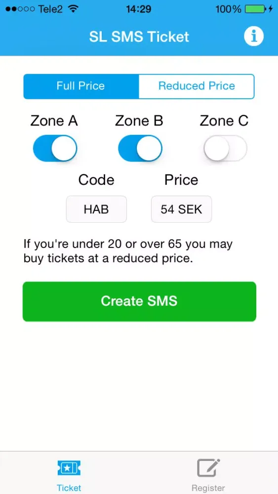 تصاویر SMS-ticket Stockholm (SL)