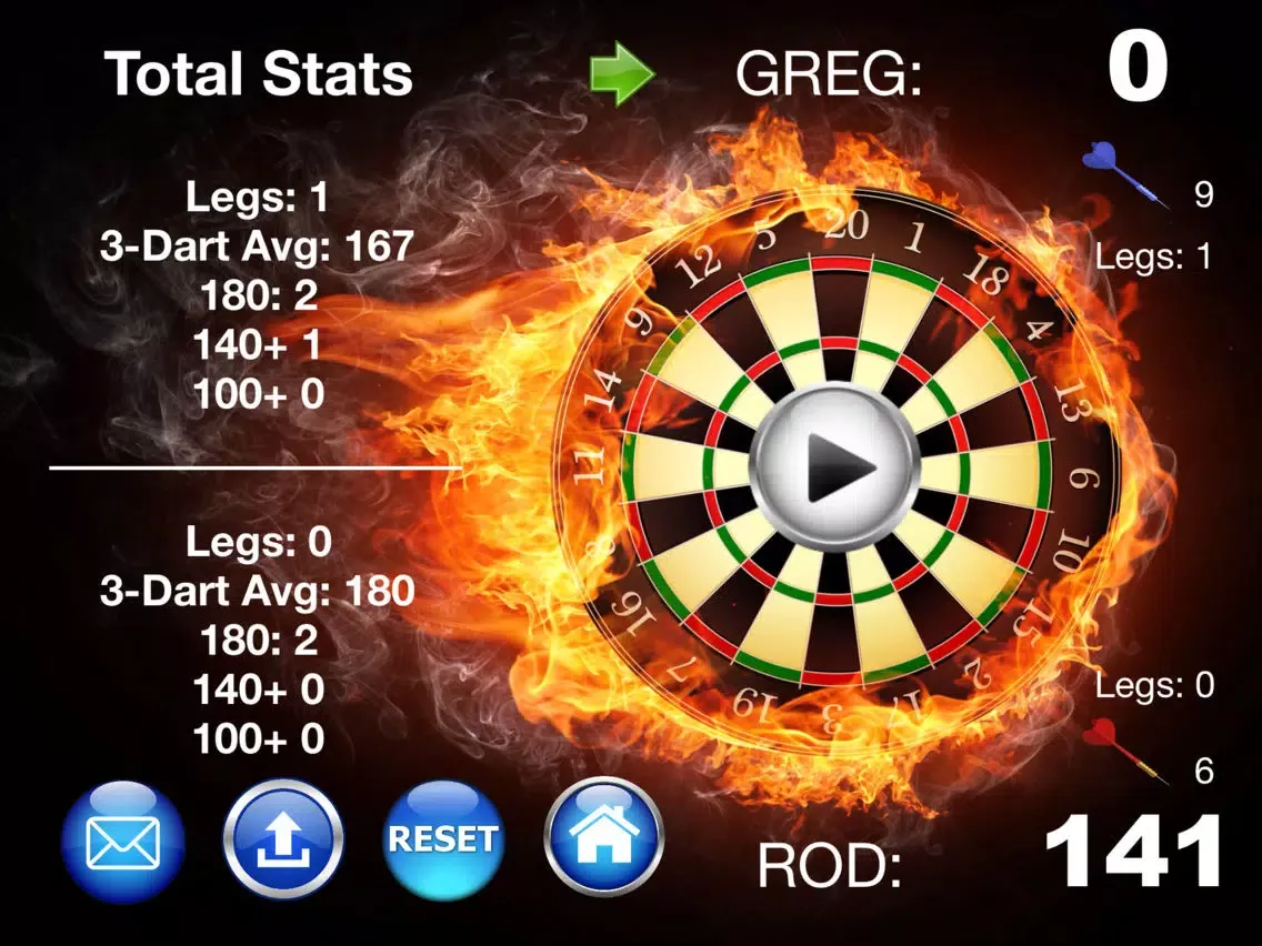 Real Darts iPad  سکرین شاٹس