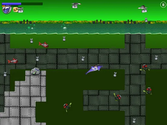 Tangkapan layar Laser Dolphin HD iPad 