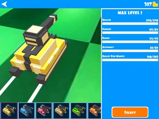 ภาพหน้าจอของ Tanking Roader iPad 