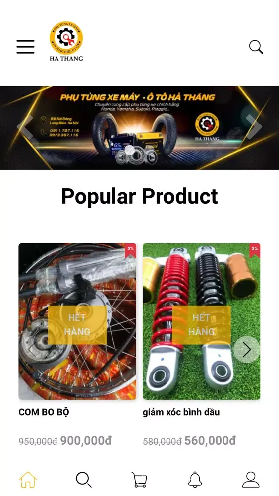 Tư Vấn phụ tùng ô tô - xe máy Screenshots