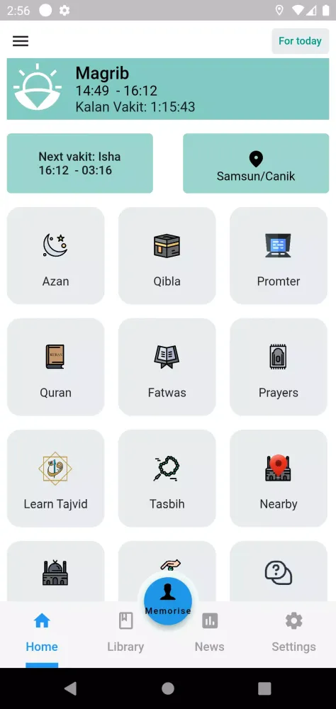 Prayer time, Quran Screenshots