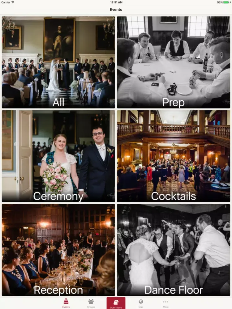 Скриншоты Icing - Share Your Wedding iPad 