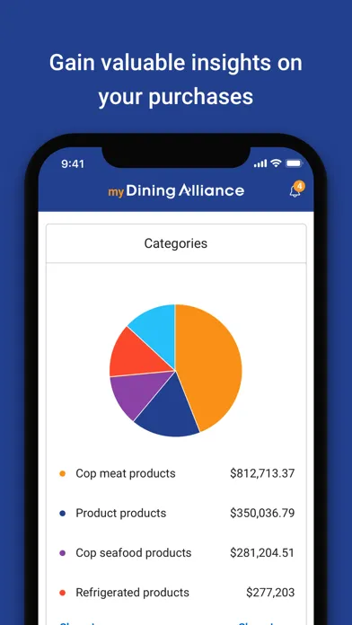 Ảnh chụp màn hình của Dining Alliance