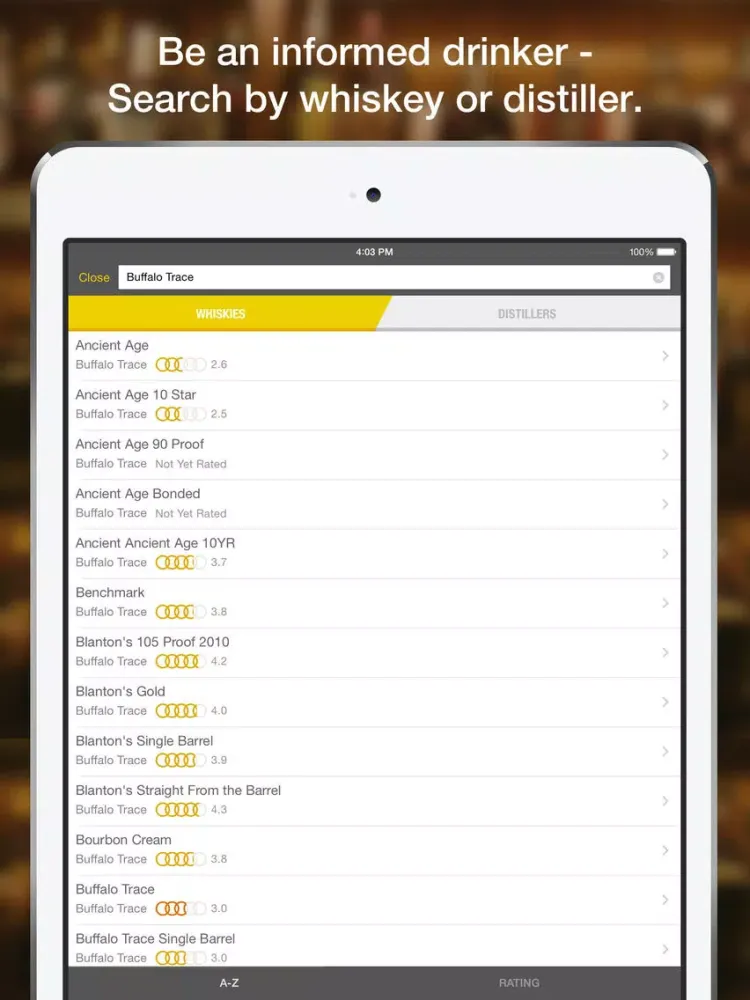 Ảnh chụp màn hình của Barreled: The Social World of Whiskey Reviews iPad 