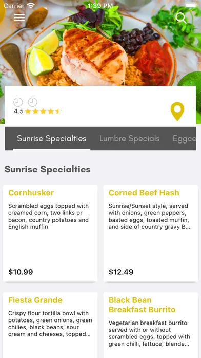 Screenshot di Sunrise sunset Breakfast