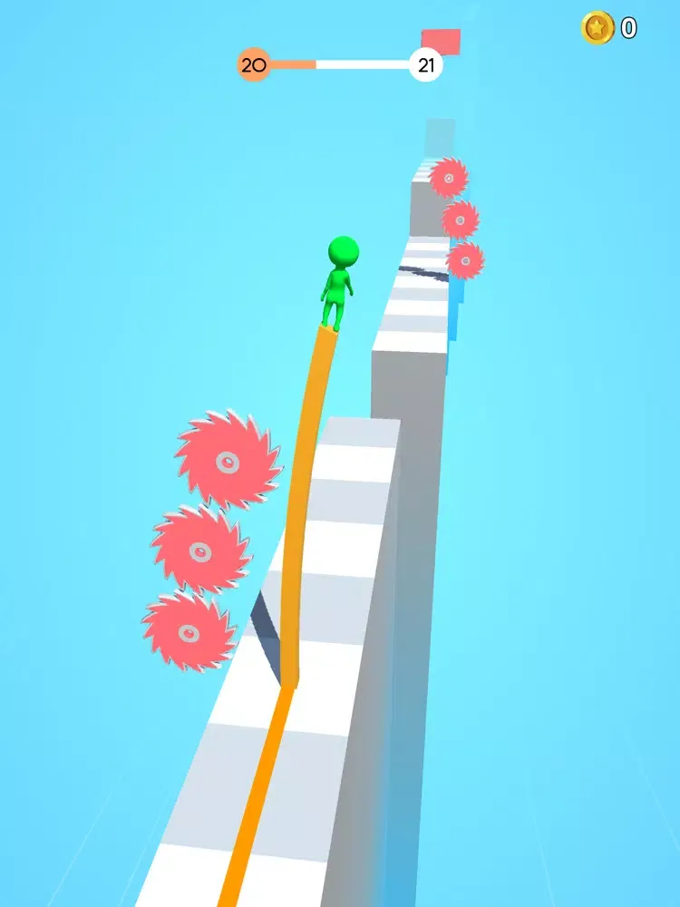 Tangkapan skrin Bendy Run iPad 