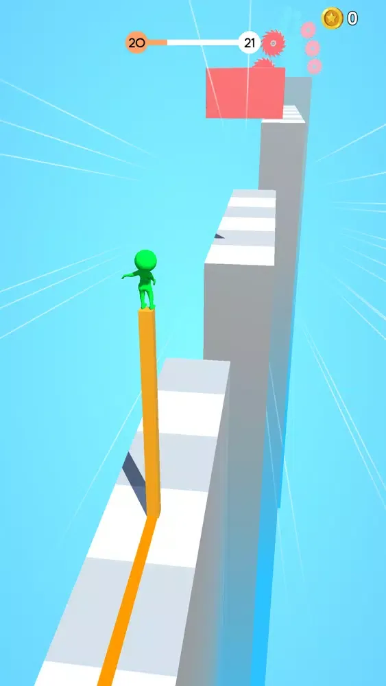 Tangkapan skrin Bendy Run
