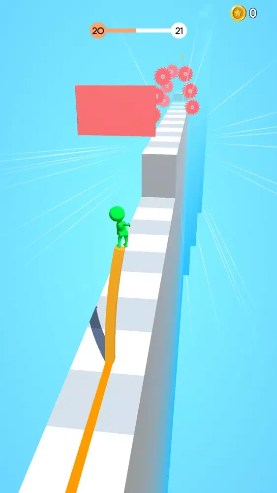 Tangkapan skrin Bendy Run