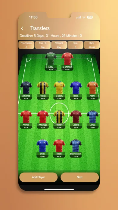 ภาพหน้าจอของ Fantasy Leagues