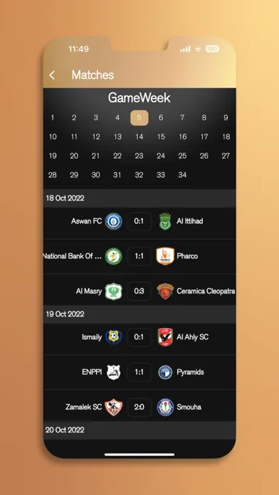 ภาพหน้าจอของ Fantasy Leagues
