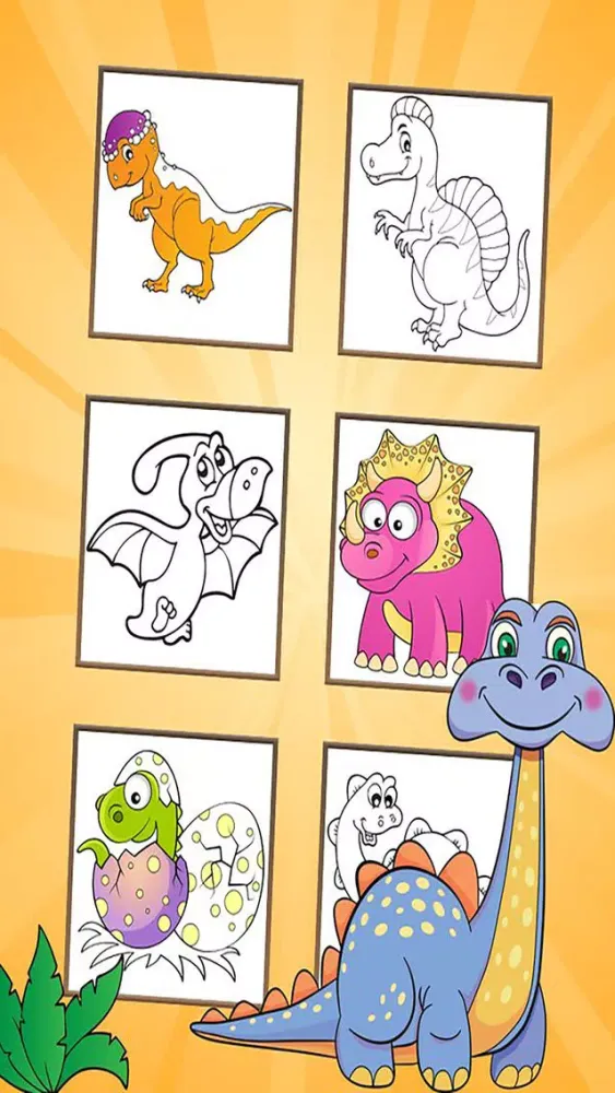 Coloring Book for Dinosaur应用截图