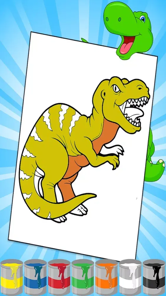 Coloring Book for Dinosaur应用截图