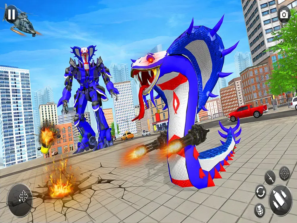 Snake Robot Car Transform Game iPad स्क्रीनशॉट