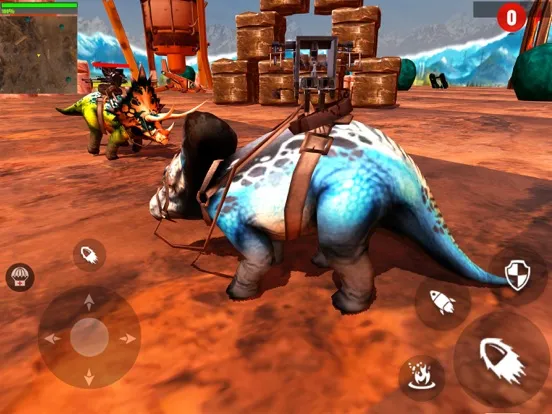 ภาพหน้าจอของ Dino Clash: Fight for Survival iPad