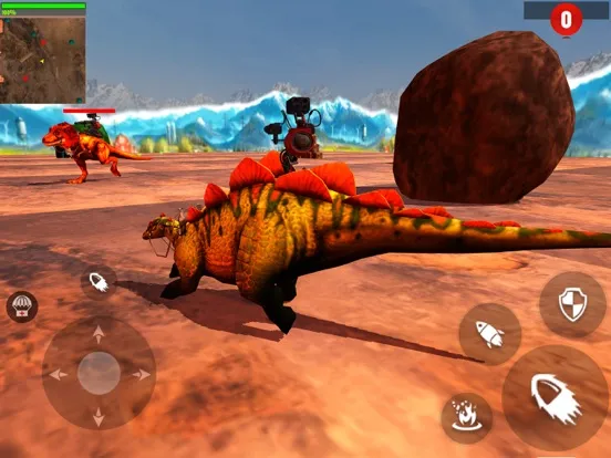 ภาพหน้าจอของ Dino Clash: Fight for Survival iPad