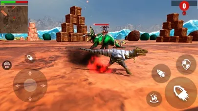 ภาพหน้าจอของ Dino Clash: Fight for Survival