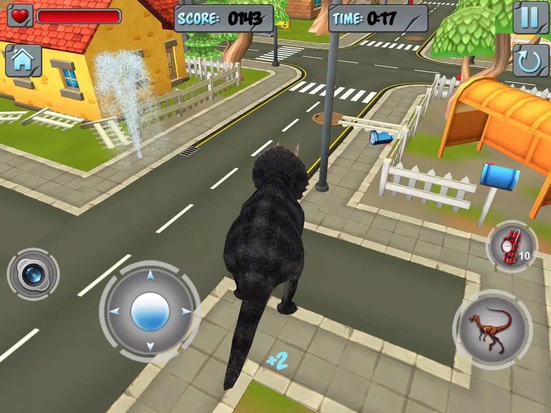 Dino Grand City Destroy 3d Simulator iPad 应用截图