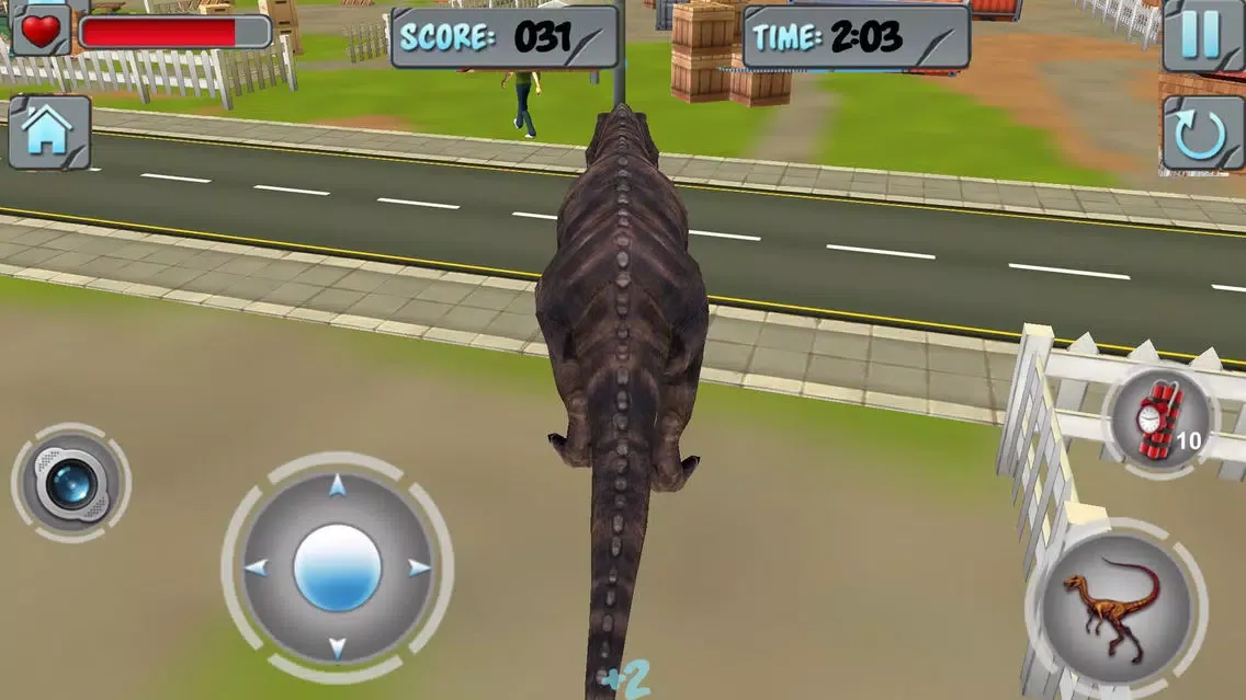 Dino Grand City Destroy 3d Simulator应用截图