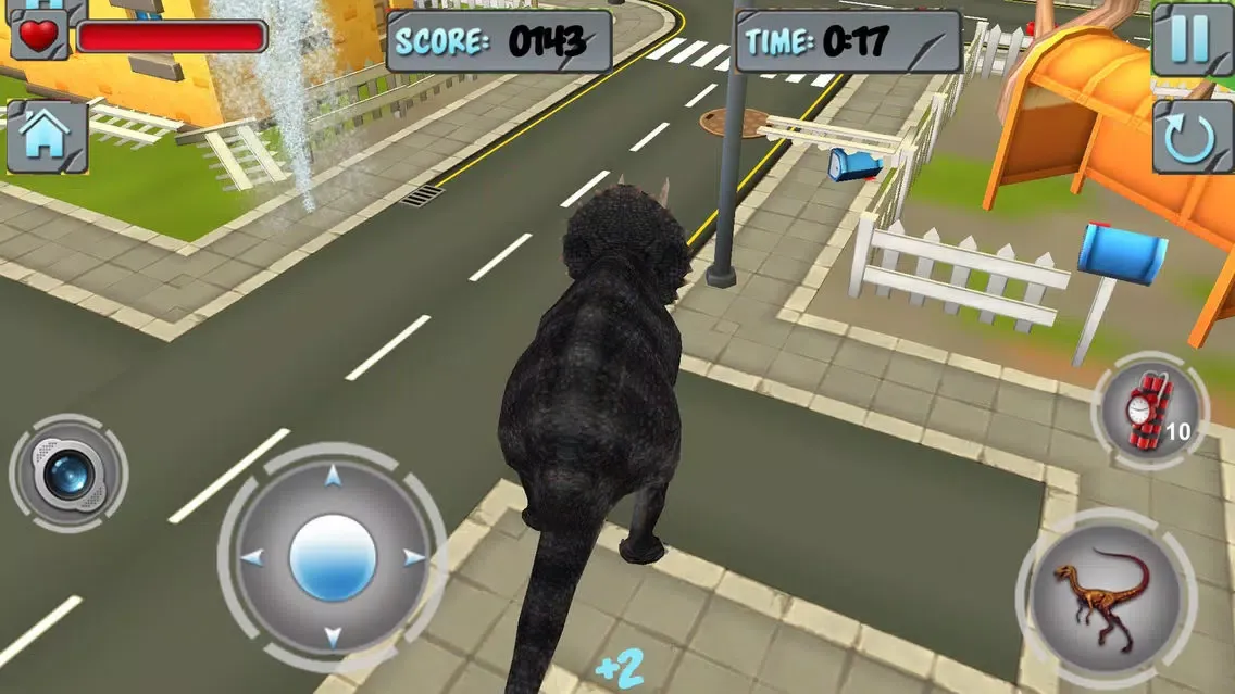Dino Grand City Destroy 3d Simulator应用截图