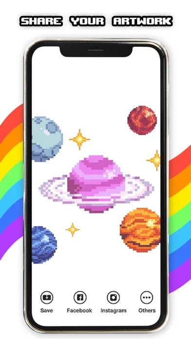 Pixel Paint - Coloring Book应用截图