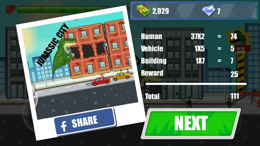 Jurassic Dinosaur City Rampage Screenshots