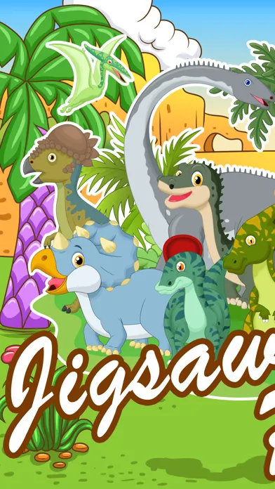 Dino jigsaw puzzles 2 to 7 year educational games Screenshots