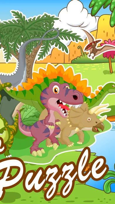 Dino jigsaw puzzles 2 to 7 year educational games Screenshots