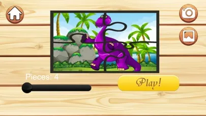 Dino jigsaw puzzles 2 to 7 year educational games Screenshots