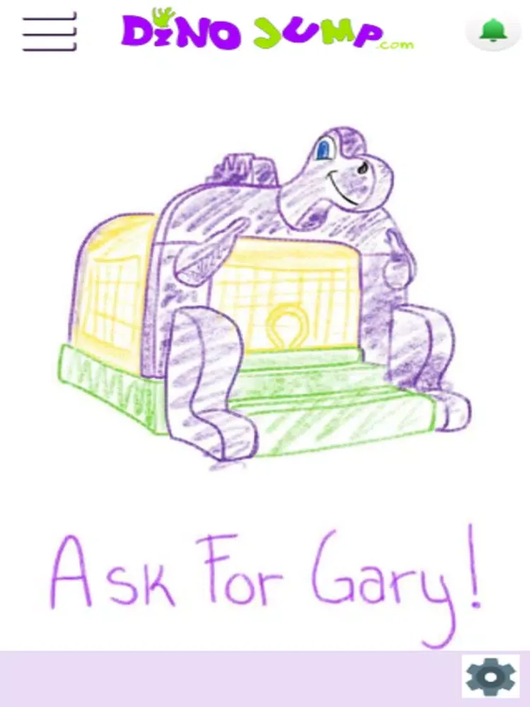 ภาพหน้าจอของ Dino Jump - Ask For Gary iPad 