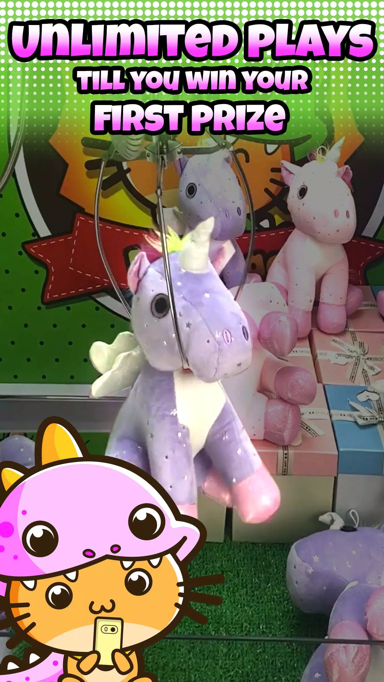DinoMao Real Claw Machine Game Screenshots
