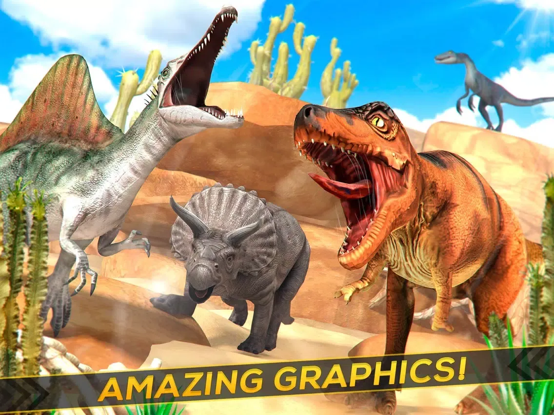 Tangkapan skrin Dinos Aurous: Jurassic Racing iPad 