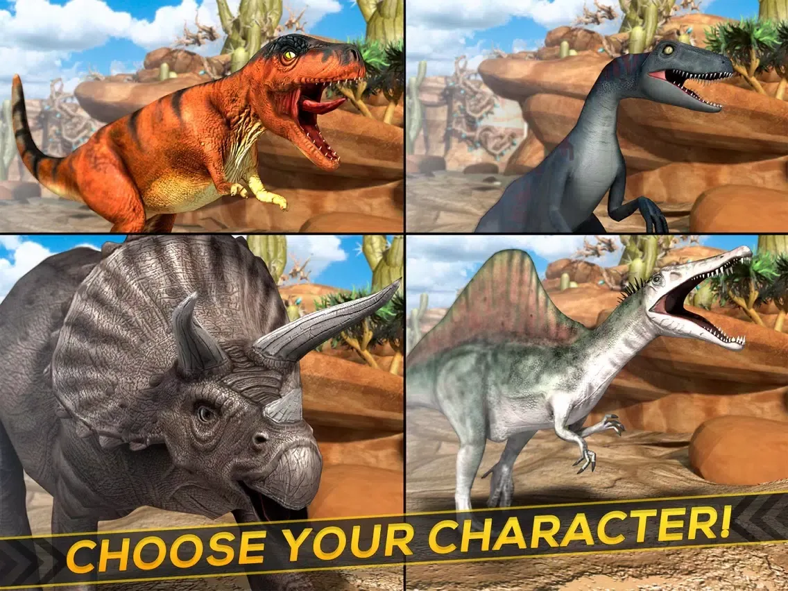 Tangkapan skrin Dinos Aurous: Jurassic Racing iPad 