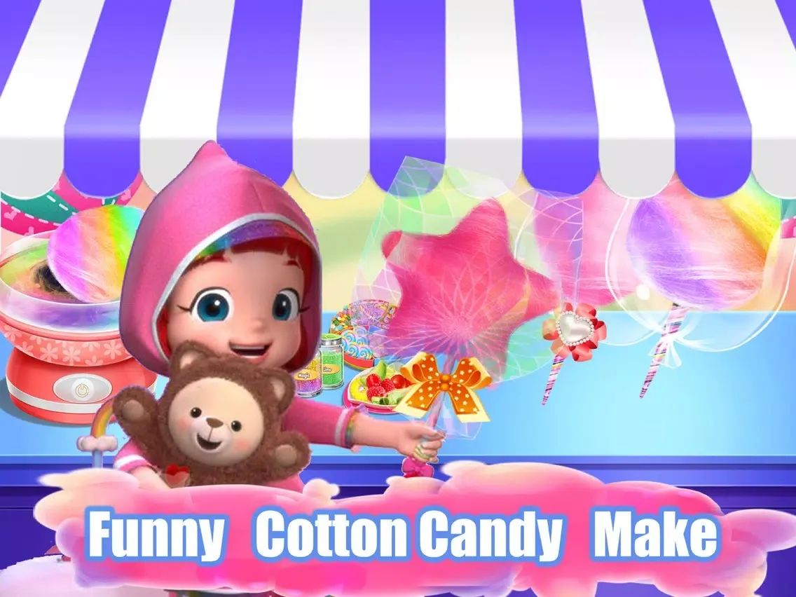Cotton Candy-DIY Sweet Food iPad  Screenshots
