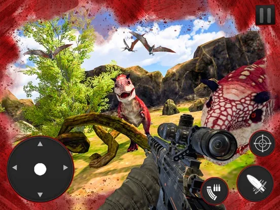 Zrzuty ekranu Real Jungle Dinosaur Hunting iPad 