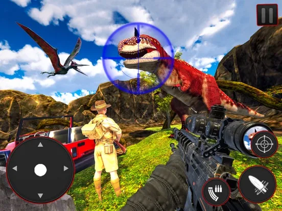 Zrzuty ekranu Real Jungle Dinosaur Hunting iPad 