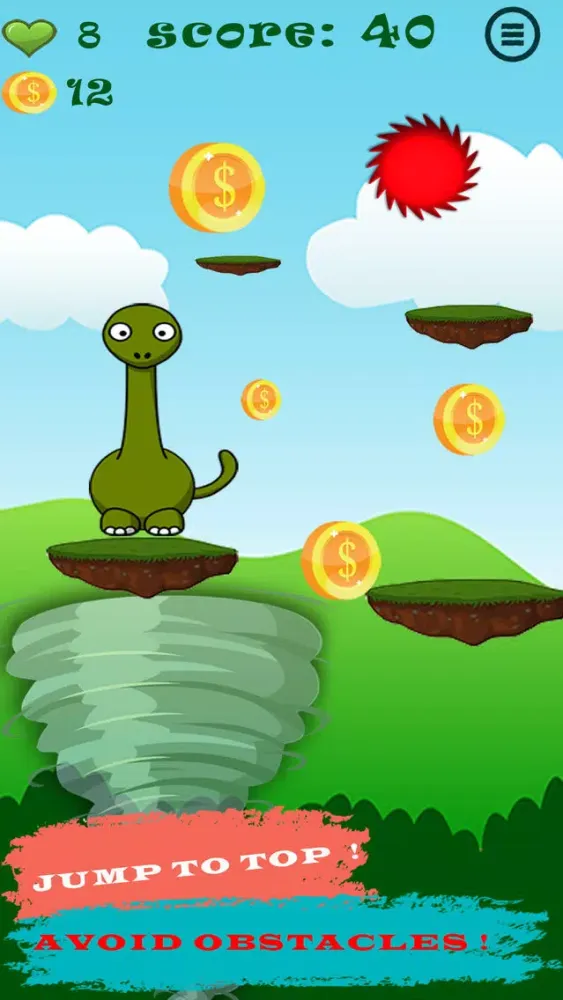 Dinosaur Jump Climb Avoid Obstacles Game Free for Kids应用截图