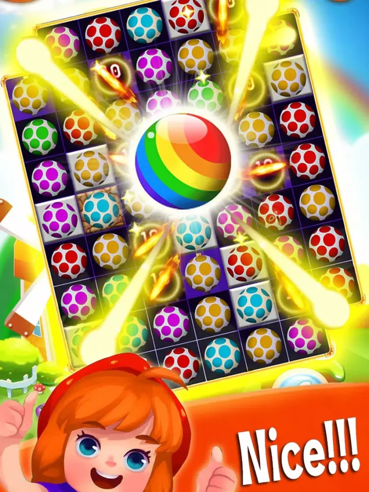 Tangkapan skrin Dinosaur Eggs Blast iPad 
