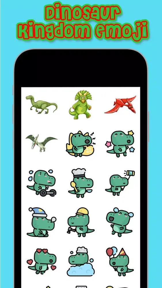 Captures d'écran de Dinosaur Kingdom Emoji
