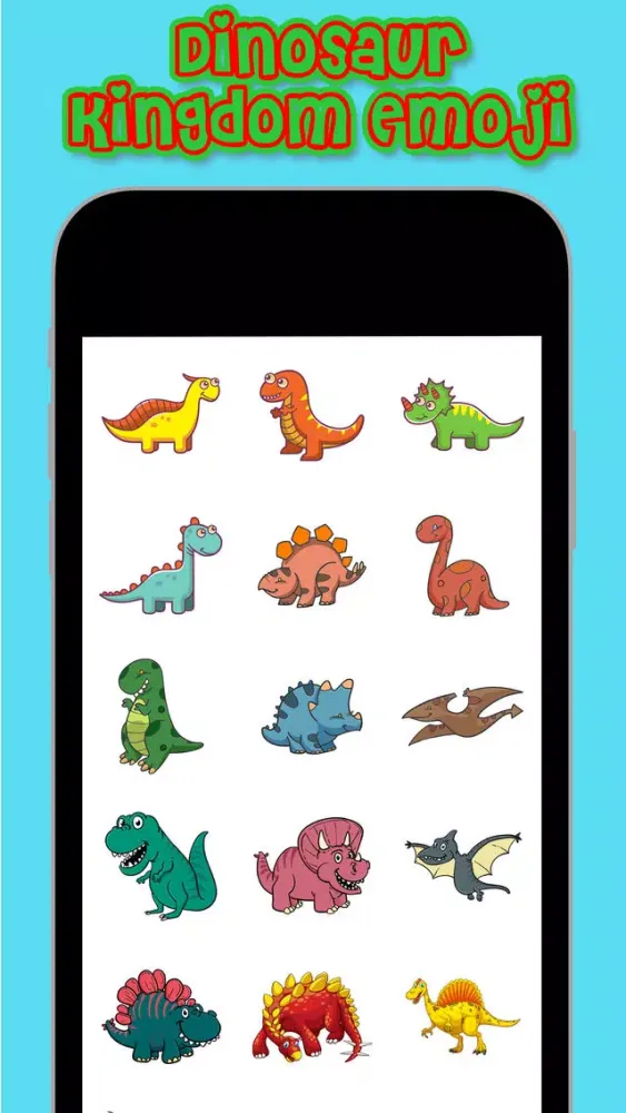 Captures d'écran de Dinosaur Kingdom Emoji