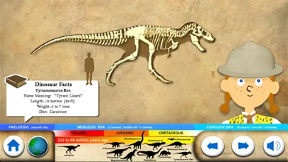 Dinosaur & Fossils for kids Ekran Görüntüleri