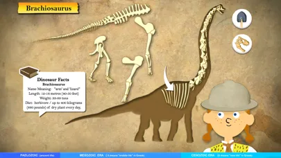 Dinosaur & Fossils for kids Ekran Görüntüleri