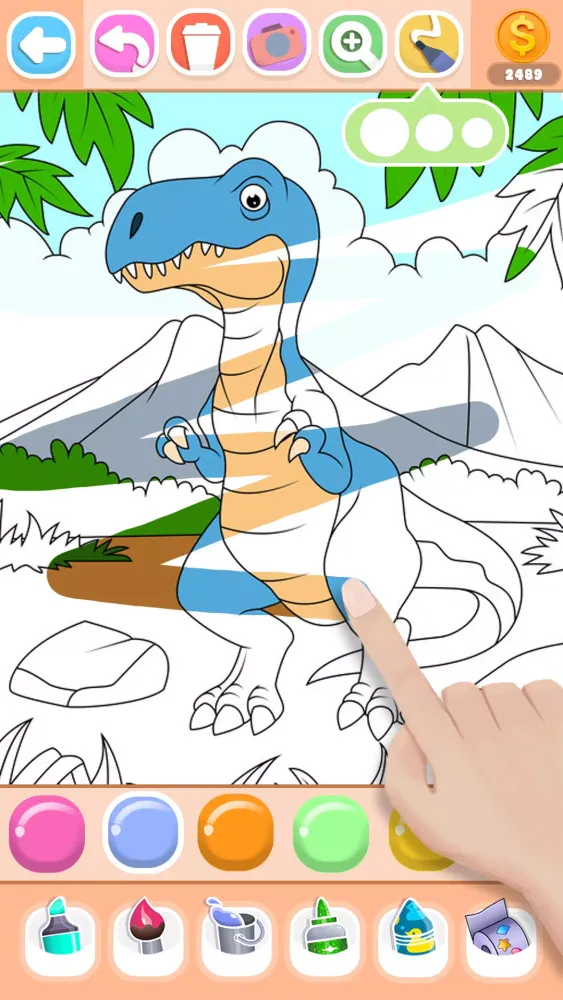 Dinosaur Coloring Book Glitter Screenshots