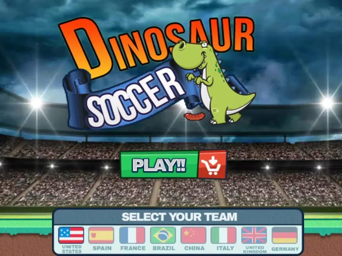 Capturas de tela do Dinosaur Soccer : Kick Sausage iPad 